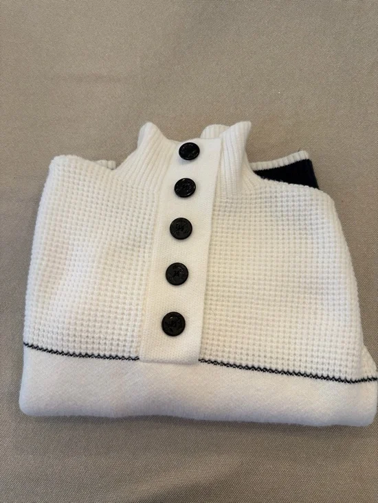 Commense Pull Over Sweater Black & White XS - Picture 7 of 10